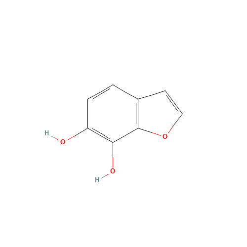 6,7-benzofurandiol (CAS: 89939-91-3) - Chemical Structure and Molecular Formula 