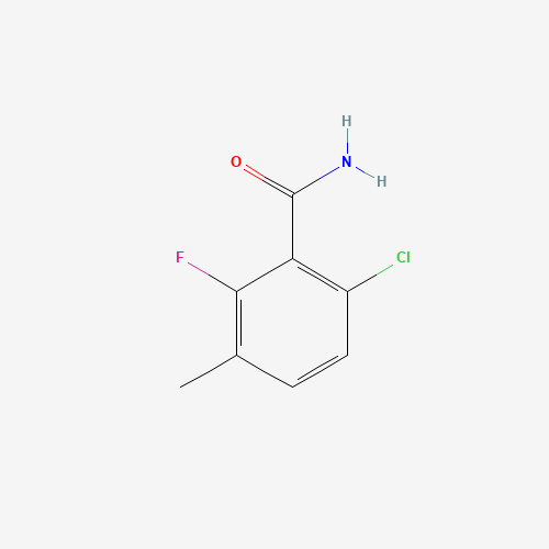 6-Chloro-2-fluoro-m-toluamide (CAS: 286474-61-1) - Chemical Structure and Molecular Formula 