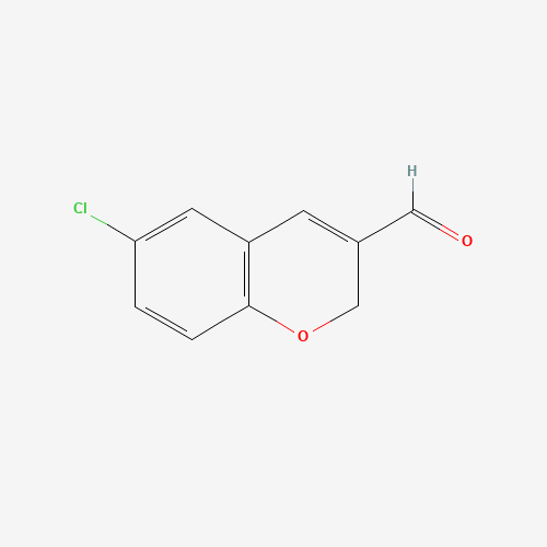 6-Chloro-2H-chromene-3-carbaldehyde (CAS: 57544-34-0) - Chemical Structure and Molecular Formula 