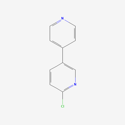 6-Chloro-3,4'-bipyridine (CAS: 79739-22-3) - Chemical Structure and Molecular Formula 
