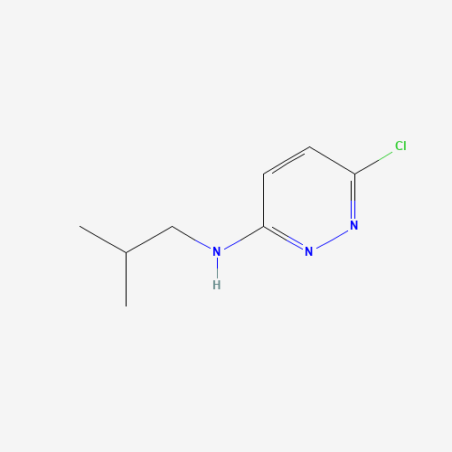 6-Chloro-N-isobutyl-3-pyridazinamine (CAS: 686277-32-7) - Chemical Structure and Molecular Formula 