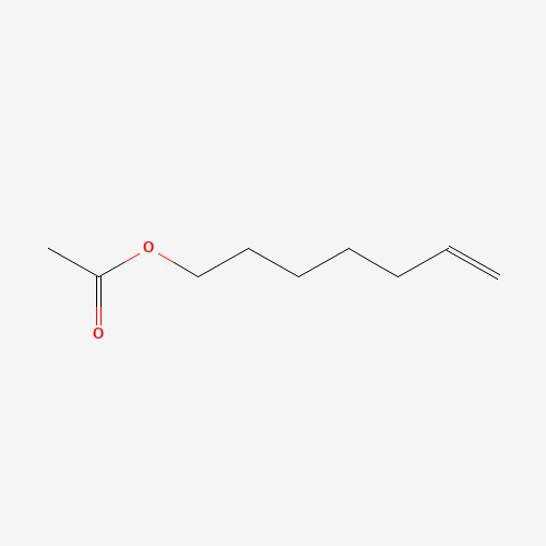 6-Heptenyl Acetate (CAS: 5048-30-6) - Chemical Structure and Molecular Formula 