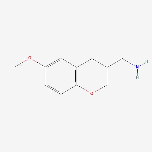 6-Methoxy-N-methyl-3-chromanamine (CAS: 203987-26-2) - Chemical Structure and Molecular Formula 