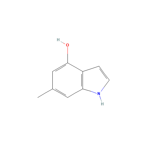6-Methyl-1H-indol-4-ol (CAS: 61545-41-3) - Chemical Structure and Molecular Formula 