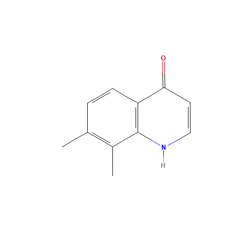 7,8-dimethylquinolin-4-ol (CAS: 178984-37-7) - Chemical Structure and Molecular Formula 
