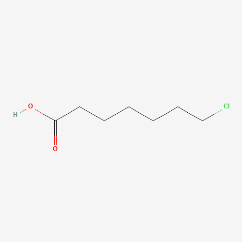 7-Chloroheptanoic acid (CAS: 821-57-8) - Chemical Structure and Molecular Formula 