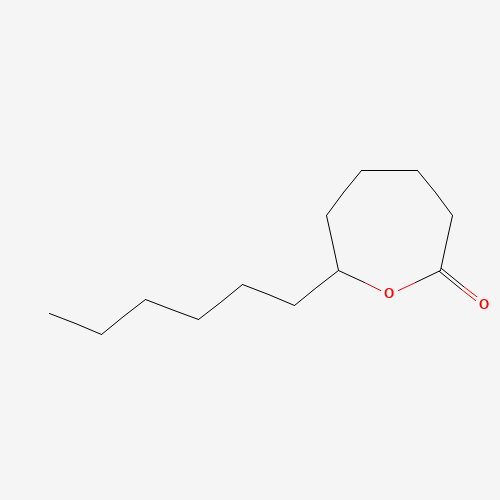 7-Hexyloxepan-2-one (CAS: 16429-21-3) - Chemical Structure and Molecular Formula 