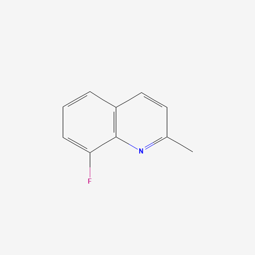8-Fluoro-2-methylquinoline (CAS: 46001-36-9) - Chemical Structure and Molecular Formula 