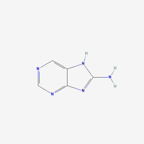 9H-Purin-8-amine (CAS: 20296-09-7) - Chemical Structure and Molecular Formula 