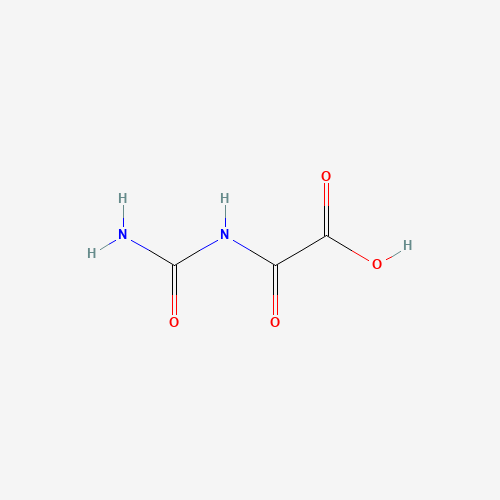 Acetic acid, [(aminocarbonyl)amino]oxo- (CAS: 585-05-7) - Chemical Structure and Molecular Formula 