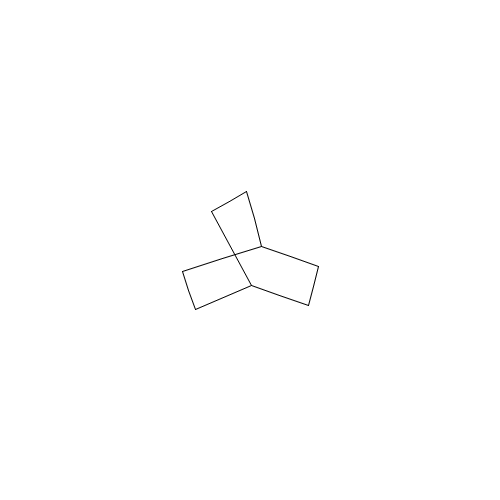 bicyclo[2,2,2]octane (CAS: 280-33-1) - Chemical Structure and Molecular Formula 