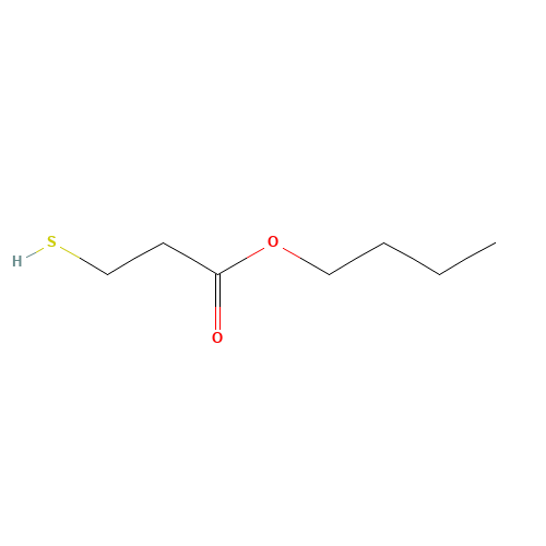 Butyl 3-sulfanylpropanoate (CAS: 16215-21-7) - Chemical Structure and Molecular Formula 