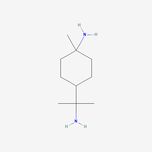 cis-4-(2-Amino-2-propanyl)-1-methylcyclohexanamine (CAS: 54166-24-4) - Chemical Structure and Molecular Formula 