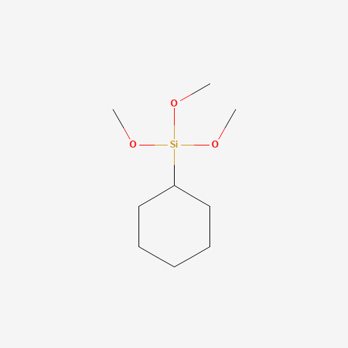 Cyclohexyl(trimethoxy)silane (CAS: 17865-54-2) - Chemical Structure and Molecular Formula 