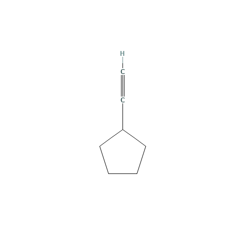 Cyclopentylethyne (CAS: 930-51-8) - Chemical Structure and Molecular Formula 
