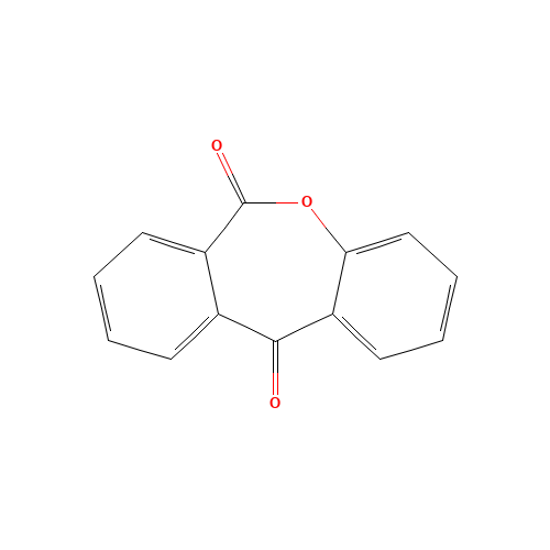 dibenz[b,e]oxepin-6,11-dione (CAS: 15128-50-4) - Chemical Structure and Molecular Formula 