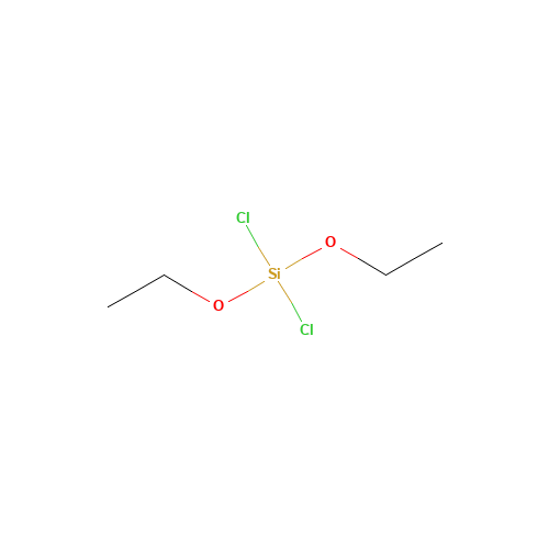 Dichloro(diethoxy)silane (CAS: 4667-38-3) - Chemical Structure and Molecular Formula 