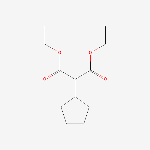 Diethyl Cyclopentylmalonate (CAS: 18928-91-1) - Chemical Structure and Molecular Formula 