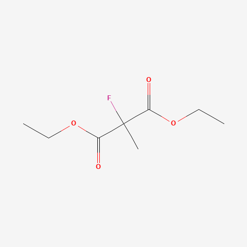 Diethyl fluoro(methyl)malonate (CAS: 16519-02-1) - Chemical Structure and Molecular Formula 