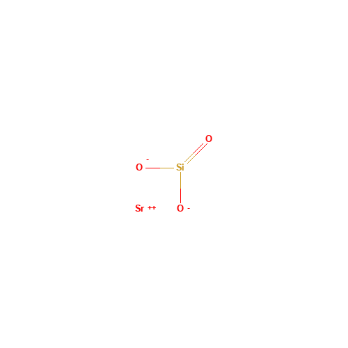 dioxido-oxo-silane; λ2-strontane (CAS: 13451-00-8) - Chemical Structure and Molecular Formula 