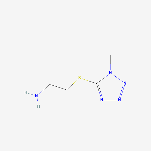 Ethanamine, 2-[(1-methyl-1H-tetrazol-5-yl)thio]- (CAS: 774191-08-1) - Chemical Structure and Molecular Formula 