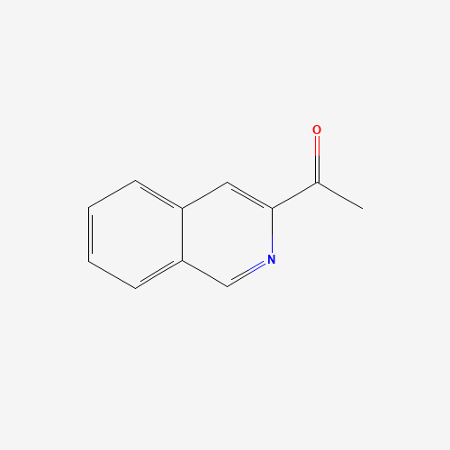 Ethanone, 1-(3-isoquinolinyl)- (CAS: 91544-03-5) - Chemical Structure and Molecular Formula 