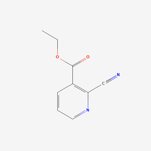 Ethyl 2-cyanonicotinate (CAS: 75358-90-6) - Chemical Structure and Molecular Formula 