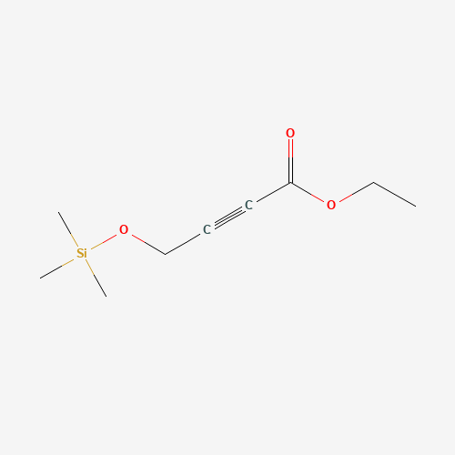 Ethyl 4-[(trimethylsilyl)oxy]but-2-ynoate (CAS: 122850-62-8) - Chemical Structure and Molecular Formula 