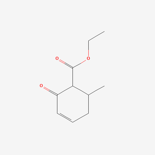 Ethyl 6-methyl-2-oxo-3-cyclohexene-1-carboxylate (CAS: 3419-32-7) - Chemical Structure and Molecular Formula 