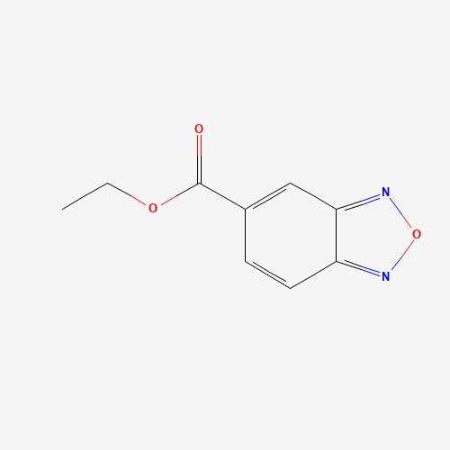 Ethyl benzofurazan-5-carboxylate (CAS: 36389-07-8) - Chemical Structure and Molecular Formula 