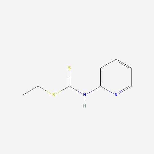 Ethyl pyridin-2-ylcarbamodithioate (CAS: 13037-05-3) - Chemical Structure and Molecular Formula 