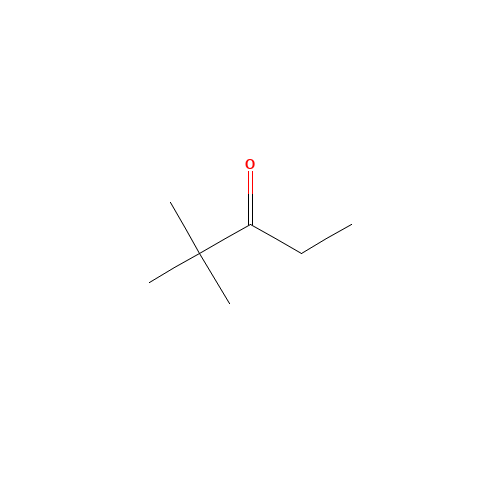 Ethyl tert-butyl ketone (CAS: 564-04-5) - Chemical Structure and Molecular Formula 