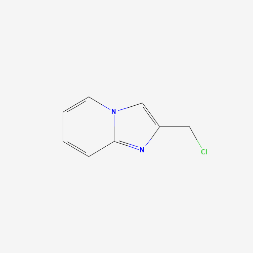 imidazo[1,2-a]pyridine, 2-(chloromethyl)- (CAS: 57892-76-9) - Chemical Structure and Molecular Formula 