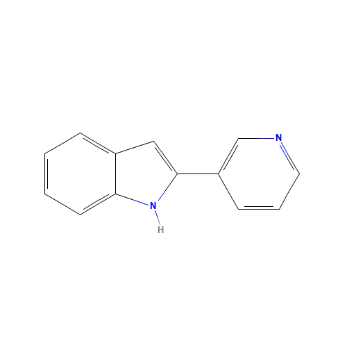 Indole, 2-(3-pyridyl)- (CAS: 15432-24-3) - Related Chemical Product