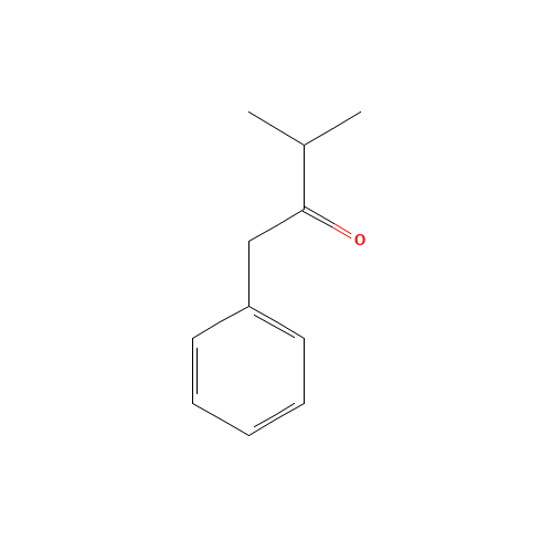 isopropyl benzyl ketone (CAS: 2893-05-2) - Chemical Structure and Molecular Formula 