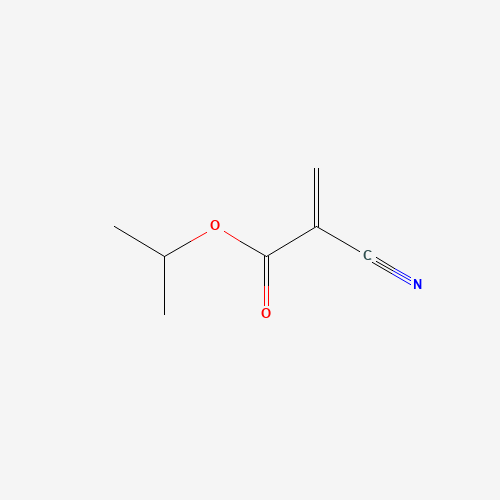 isopropyl cyanoacrylate (CAS: 10586-17-1) - Chemical Structure and Molecular Formula 