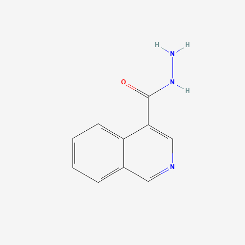 Isoquinoline-4-carbohydrazide (CAS: 885272-60-6) - Chemical Structure and Molecular Formula 