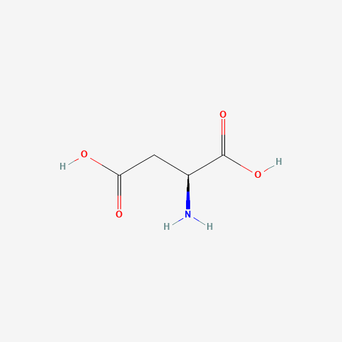 L-(+)-Aspartic acid (CAS: 6899-03-2) - Chemical Structure and Molecular Formula 