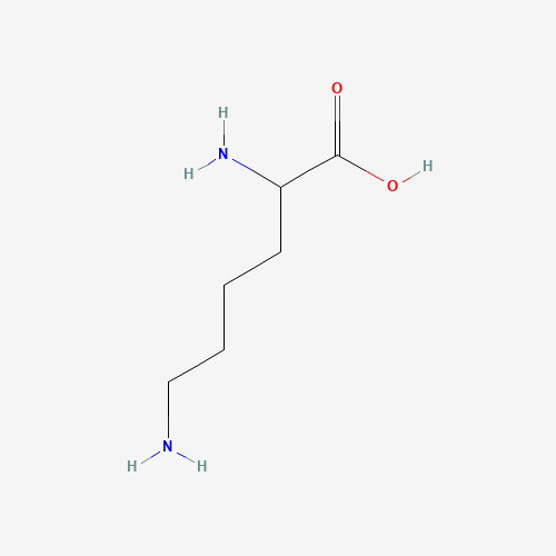 L-(+)-Lysine (CAS: 6899-06-5) - Chemical Structure and Molecular Formula 