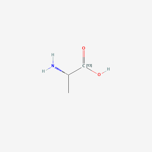 L-(1-13C)Alanine (CAS: 21764-56-7) - Chemical Structure and Molecular Formula 