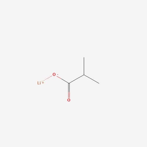 Lithium 2-methylpropanoate (CAS: 25179-23-1) - Chemical Structure and Molecular Formula 