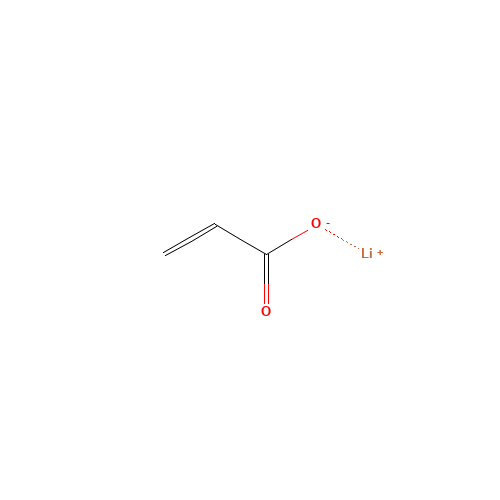 Lithium acrylate (CAS: 13270-28-5) - Chemical Structure and Molecular Formula 