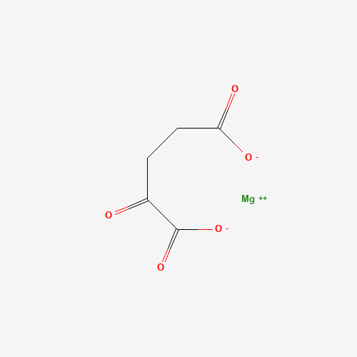 Magnesium 2-oxopentanedioate (CAS: 42083-41-0) - Chemical Structure and Molecular Formula 
