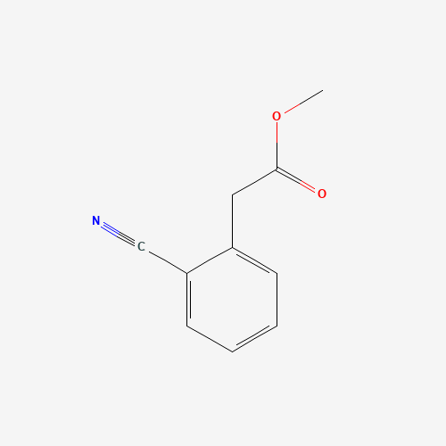 Methyl (2-cyanophenyl)acetate (CAS: 20921-96-4) - Chemical Structure and Molecular Formula 