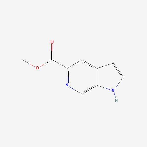 Methyl 1H-pyrrolo[2,3-c]pyridine-5-carboxylate (CAS: 147071-00-9) - Chemical Structure and Molecular Formula 