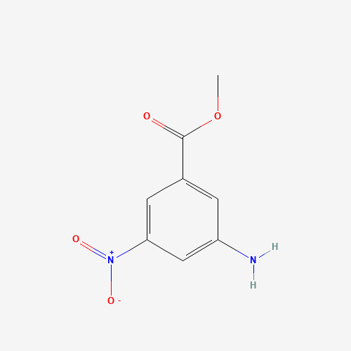 methyl 3-amino-5-nitrobenzoate chemical structure methyl 3-amino-5-nitrobenzoate (CAS: 23218-93-1) - Chemical Structure and Molecular Formula