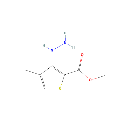 Methyl 3-hydrazino-4-methyl-2-thiophenecarboxylate (CAS: 104680-36-6) - Related Chemical Product