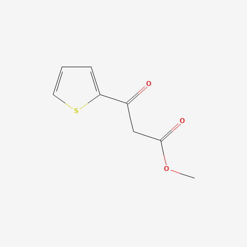 Methyl 3-oxo-3-(2-thienyl)propanoate (CAS: 134568-16-4) - Chemical Structure and Molecular Formula 