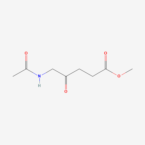 Methyl 5-acetamido-4-oxopentanoate (CAS: 93393-93-2) - Chemical Structure and Molecular Formula 
