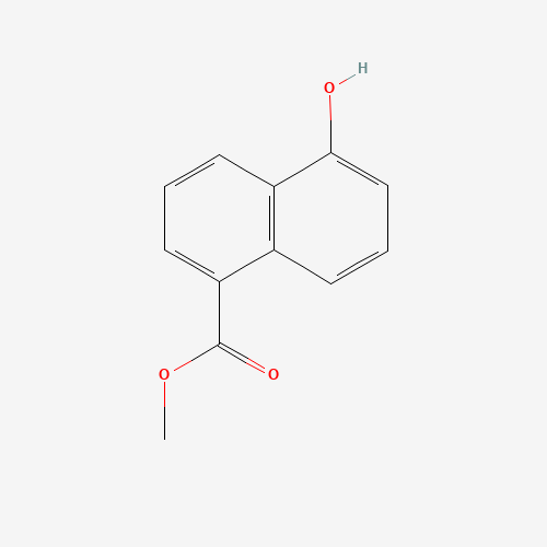 Methyl 5-hydroxy-1-naphthoate (CAS: 91307-40-3) - Chemical Structure and Molecular Formula 